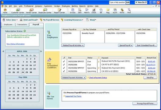 quickbooks pro 2007 software